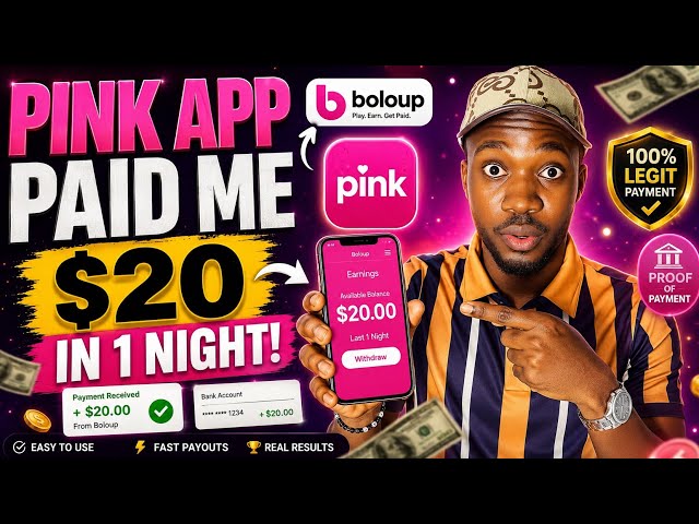 Pink App Paid Me $20 in Just 1 Night! (Payment Proof + How I Withdraw My Money)
