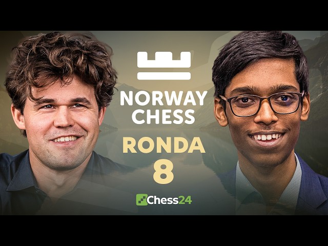 WESLEY SO CERCA de ESCAPARSE, LE SIGUEN ALIREZA y CARLSEN...¡EL TORNEO AÚN NO SE DEFINE! (Ronda 8)