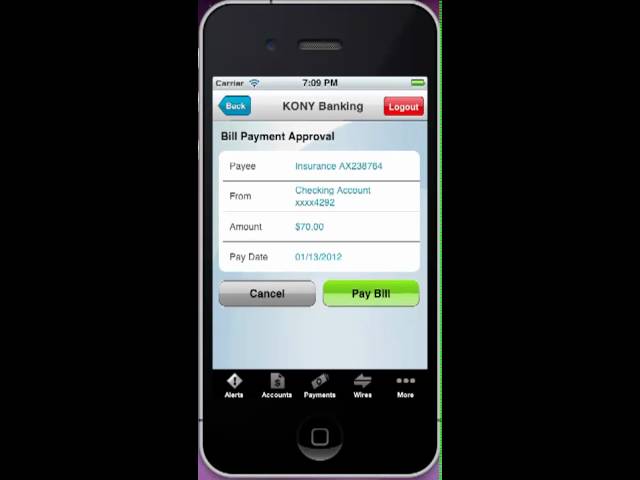 Kony Mobile Commercial Banking iPhone HTML5 / SPA
