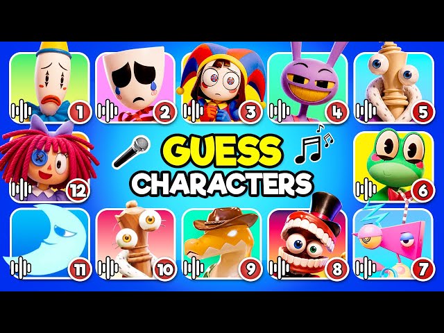 Guess The Amazing Digital Circus Characters by the Voice 🎤