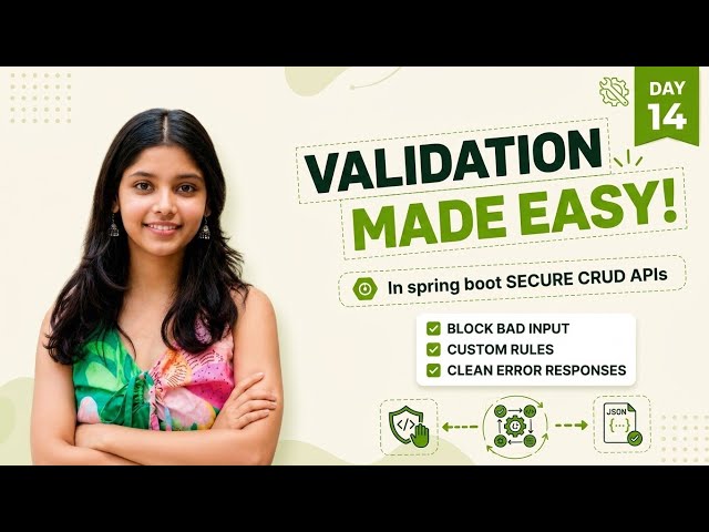 Spring Boot Validation Explained | Bean Validation + CRUD Example | Beginner Friendly