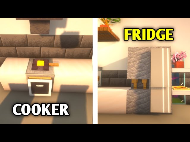 Minecraft: 10+ Kitchen Build Hacks & Ideas!