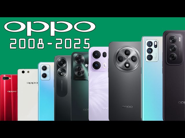 OPPO Evolution: All Models (2008-2025)