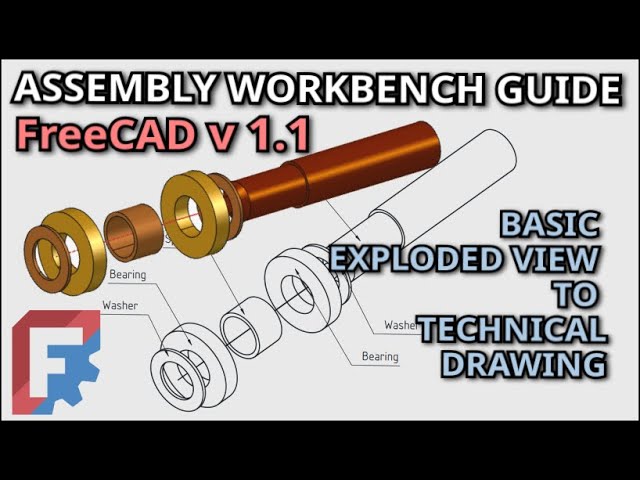 FreeCAD v1.1 Assembly: How To Create Exploded View & Import Into Techdraw Beginner Friendly Tutorial