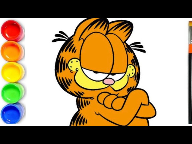 How to draw Garfield | Drawing Tutorial For Beginners