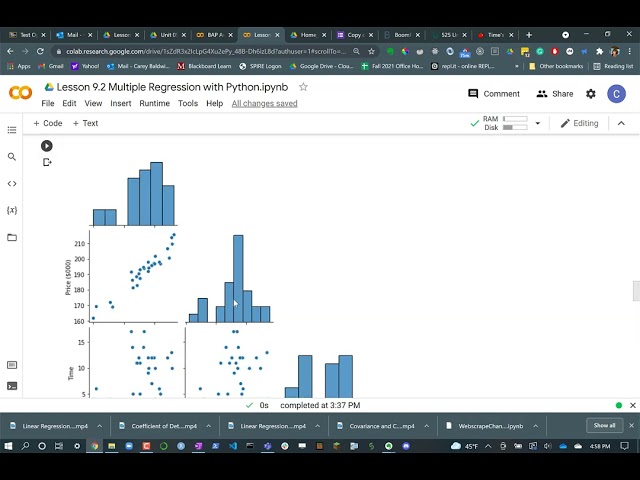 Multiple Regression with Python Statsmodels