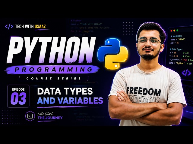 Python Data Types & Variables Explained | Complete Beginner Tutorial