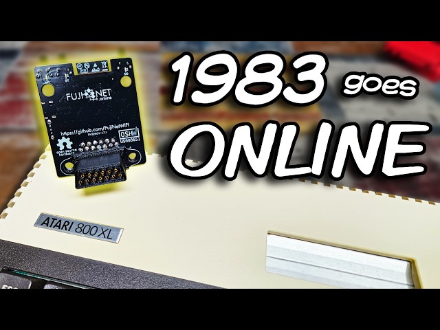 Downloading a game directly onto this Atari 800XL - FUJINET BUILD and TEST
