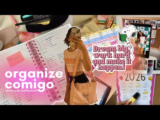 How I organize my week in my online prep course | schedule, planner & more