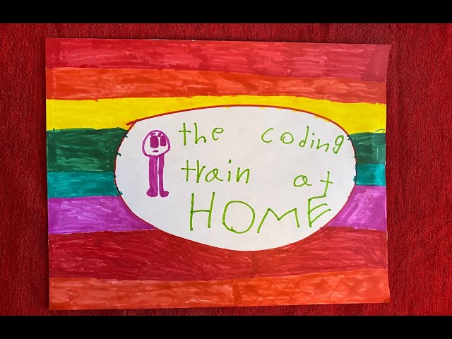 Coding Train Live:  The Coding Train at Home (Kids Teach me Scratch!)