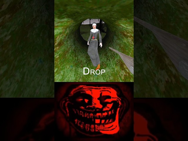 Granny And Spider Angelina⚡😈 Vs Evilnun Baldi Granny #granny #trollface #shorts