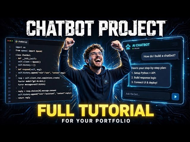 Build an AI Chatbot Project for Your Portfolio (Full Tutorial 2026)