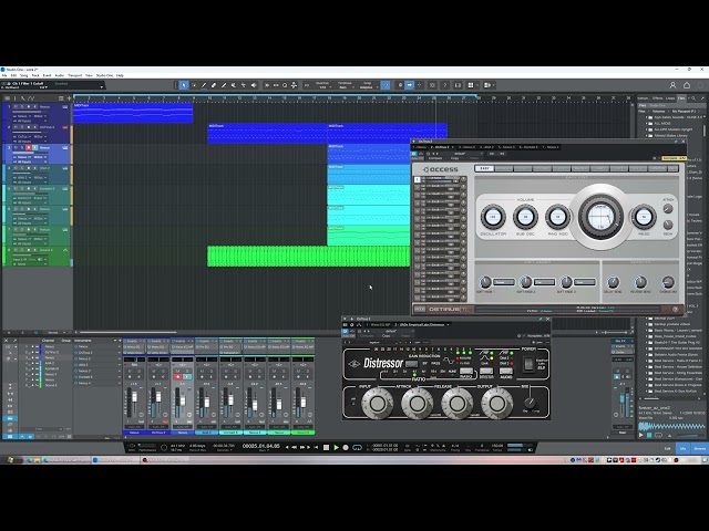 Empirical Labs EL8 Distressor Compressor test on synth lead
