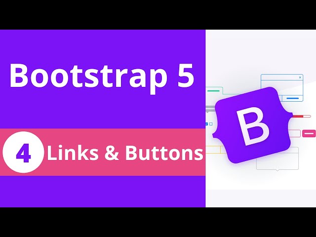 Bootstrap 5 Crash Course Tutorial #4 - Links and Buttons