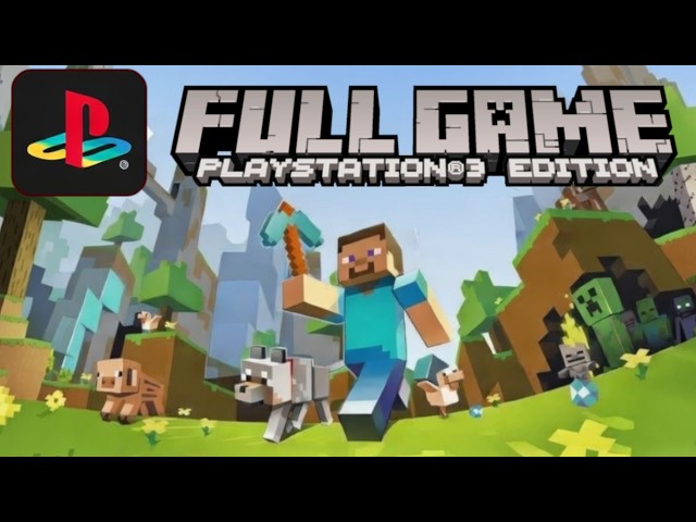 Minecraft PS3 Edition Survival - FULL GAME Walkthrough - No Commentary