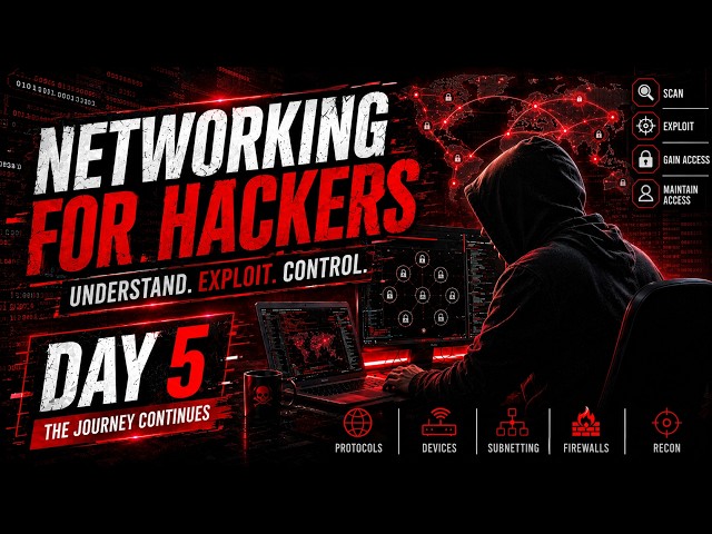 Networking for Ethical Hackers | Day 5 | Ethical Hacking Course 2026 | From Beginner to Advanced 🔥