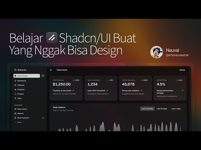 Belajar Shadcn/UI Buat Yang Nggak Bisa Design
