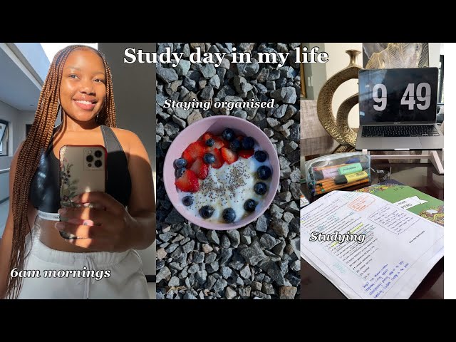 A *HECTIC* STUDY DAY IN MY LIFE|Studying for 10 hours,6 am mornings,staying productive