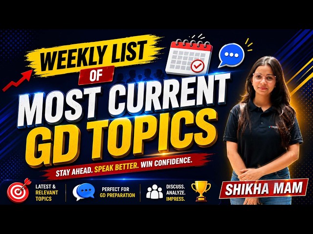 Top GD Topics of the Week | Most Current Group Discussion Topics 2026 | GD, GT & PI | YourPedia