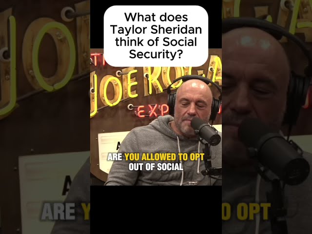 What does Taylor Sheridan think of Social Security? #joerogan #jre #joeroganexperience