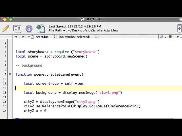 Corona SDK Game Tutorial - Part 9 (of 14)
