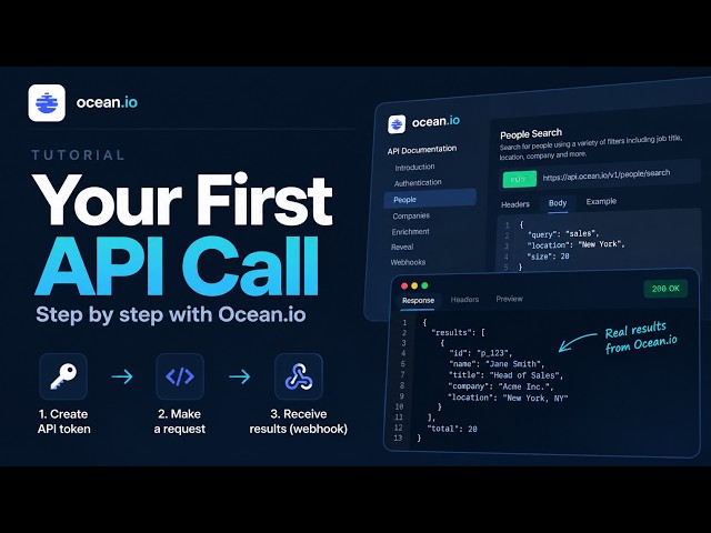 New to the Ocean.io API? Watch This First