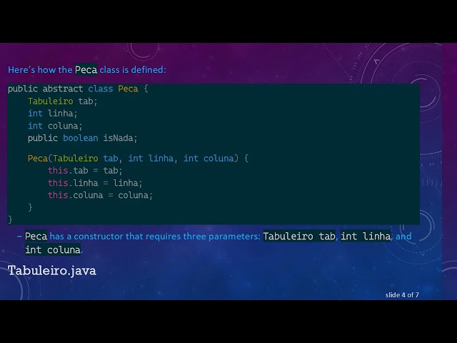 Solving the Peca() Constructor Undefined Error in Java