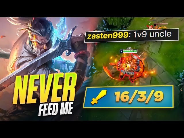 DONT FEED MY YASUO 😏