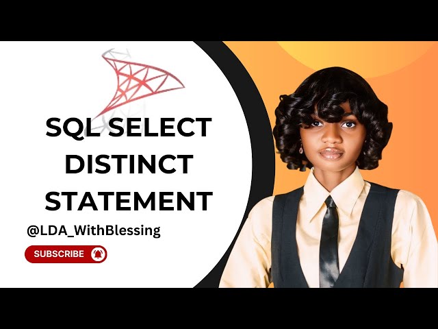 SQL SELECT DISTINCT STATEMENT - SQL for beginners