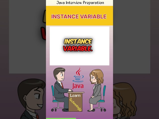 Instance Variable in Java | Java Interview Question #java #instancevariable
