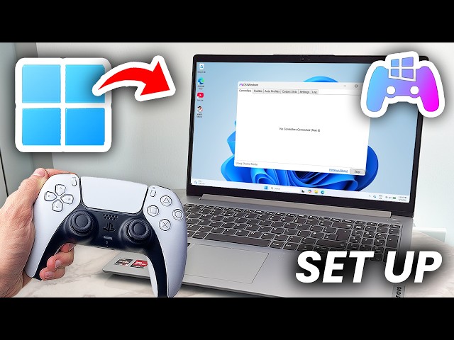 How To Setup DS4 Windows & Connect PS5 Controller On PC - Tutorial