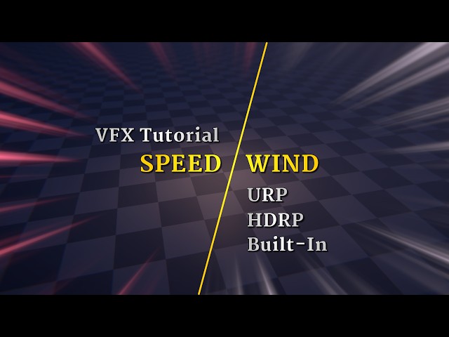 How to Create a Fullscreen Speed Effect in Unity Shader Graph
