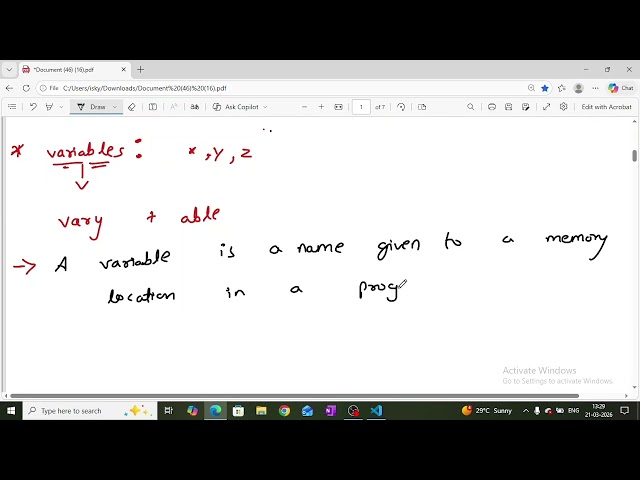 1.2 Variables in Python | Learn Python