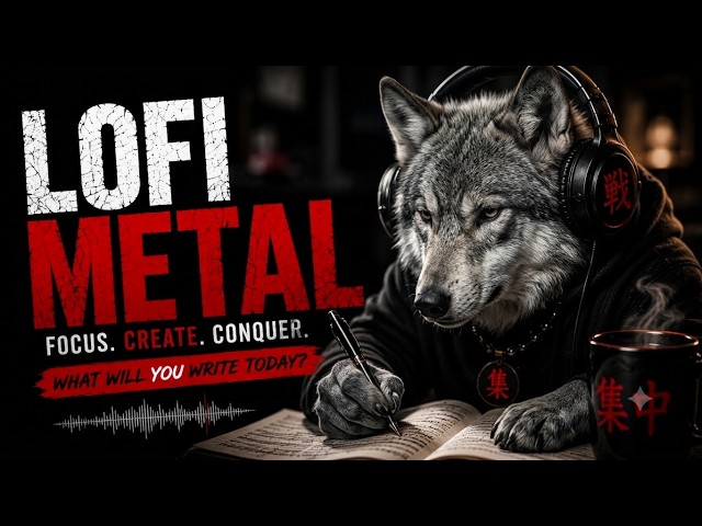 Atmospheric Lofi Metal – Background Music for Deep Work, Focus & Midnight Study #lofimetal