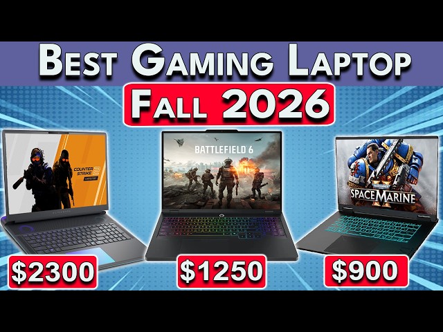 💻 Best Gaming Laptop 2026 (FALL) 🛑 Budget, Midrange & Premium | Best Gaming Laptops 2026