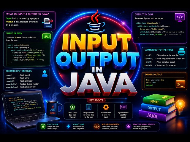 Input In Java | How To Take Input In Java | Java Input Example