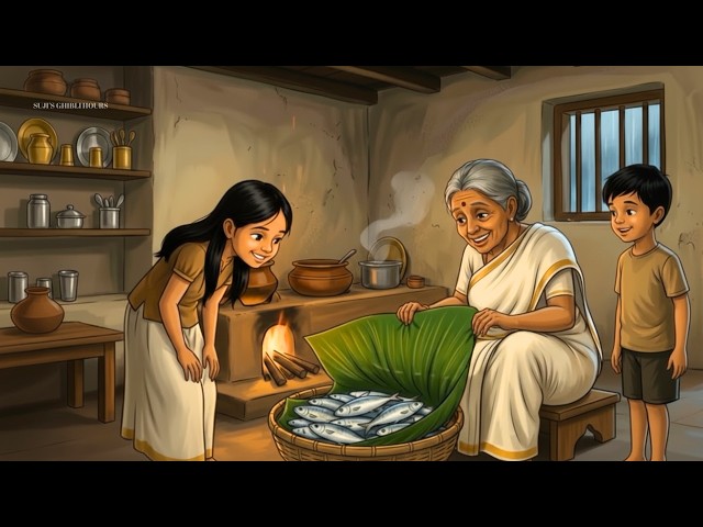 Traditional Kerala Village Life in a Rainy Day🌧️| Fish Curry Cooking & Family Dinner | Relaxing ASMR