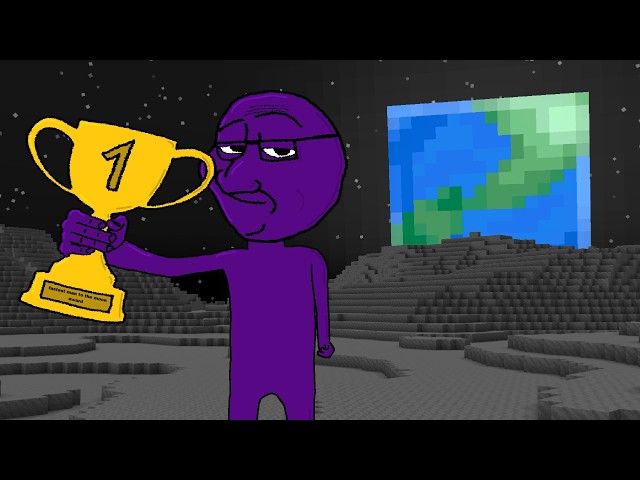 Speedrunning The Moon (in Minecraft)
