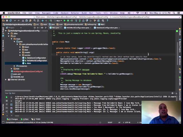 How to Use Spring's Java Configuration Style by Johnathan Mark Smith