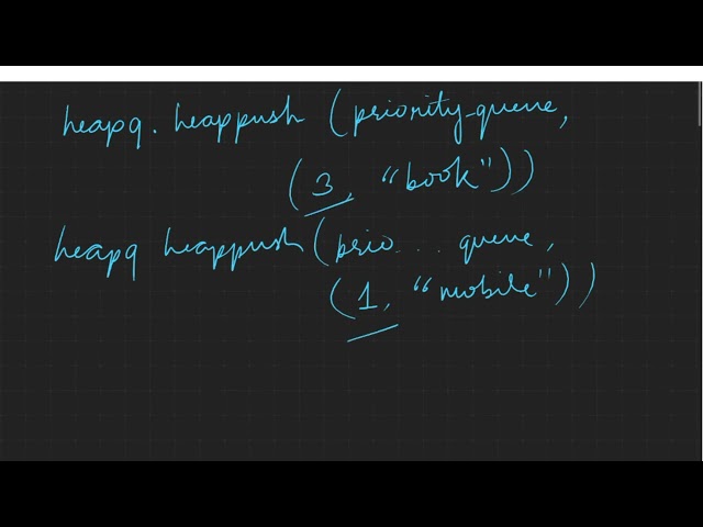 priority queue in python