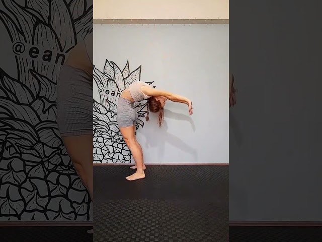Fall Backbend Easy tutorial 🔥👍 #homeworkout #stretching #shorts #yoga #tips #gymnastics #exercise