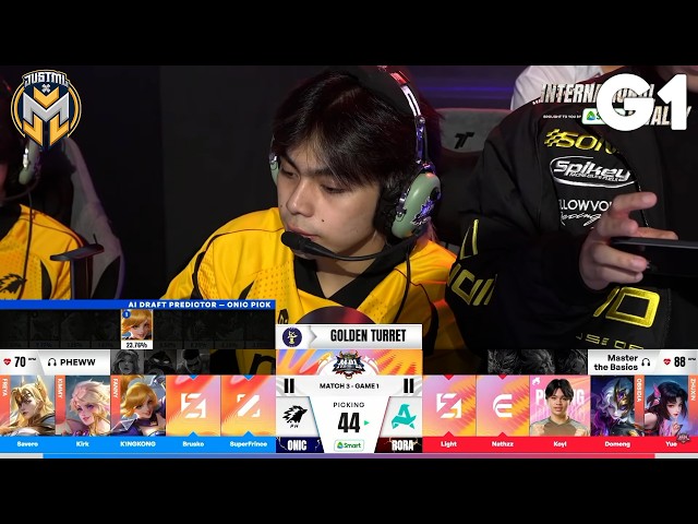 ONIC PH vs AURORA PH | Game 1 | MPL PH S18 | WEEK 7 DAY 2