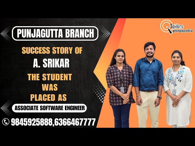 My Placement Journey at Qspiders | Hyderabad Punjagutta