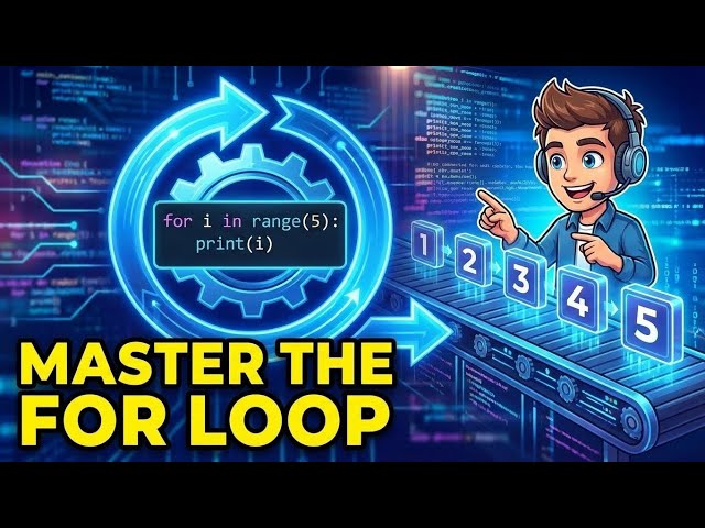 Loops Unlocked | Mastering the For Loop | Iterate and Terminate | Python for Everything 