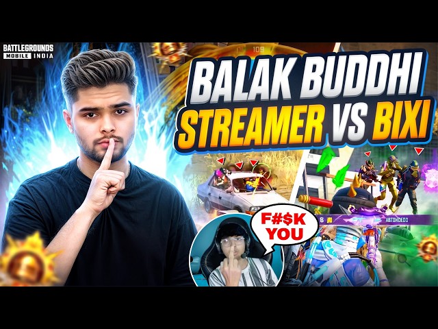 #1 India Conqueror Streamer VS Bixi OP 🔥 Bixi op vs Youtubers | BGMI