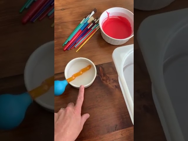 Fizzing Paint activity for kids #activitiesforkids #painting #art #artproject #kidsart #funforkids