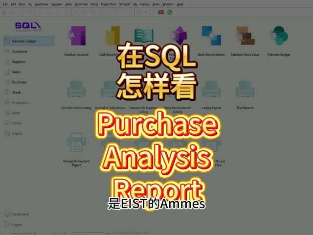 📊 SQL Accounting Tutorial: How to Analyze Purchase Data by Document and Item (Purchase Analysis b...
