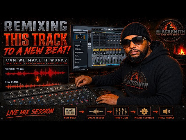 LIVE: Can We Remix This Artist's Song to a New Beat? | LUNA + SSL Big Six + Analog Mixing