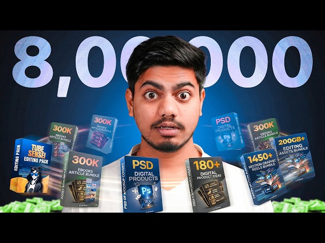 I Made 8,00,000 Selling Digital Products Online (Full Guide + Proof)