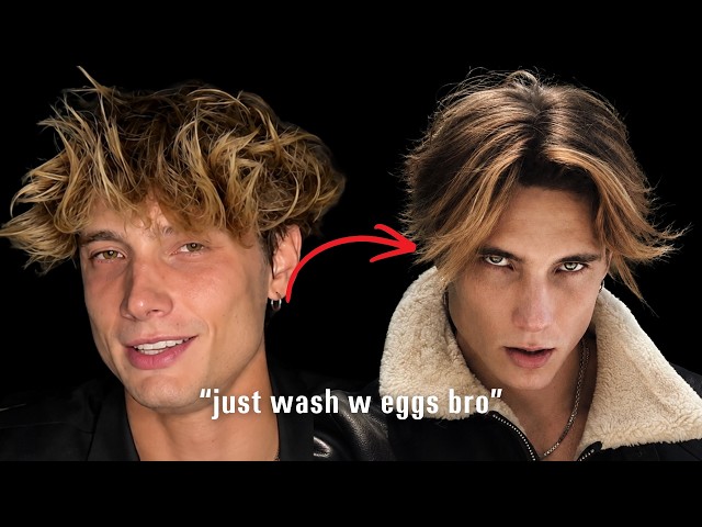 Male model hair tutorial